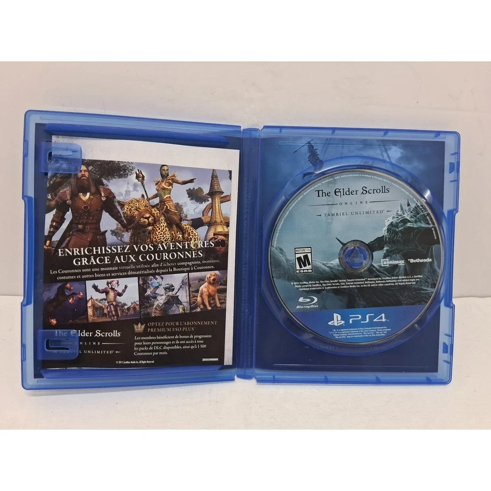 The Elder Scrolls Online Tamriel Unlimited PS4 PlayStation 4 Bethesda RPG Game
